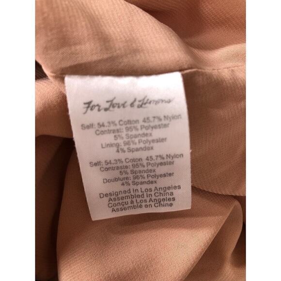 For Love and Lemons Iris Dress Lace Sleeveless Tiered Ruffle Hi Lo Hem Pink XXS - Picture 11 of 15